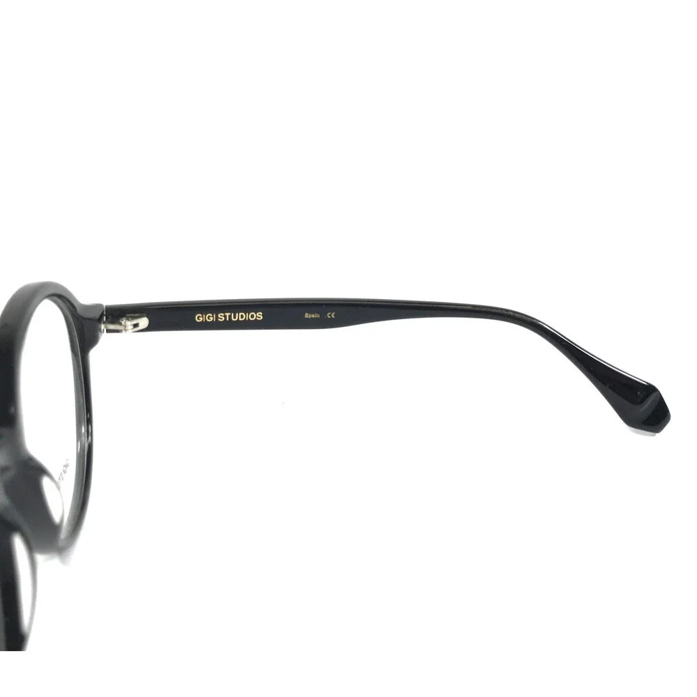 Gigi Studios Eyeglasses Frames COLETTE 6870/1 Black Round Full Rim 47-17-135